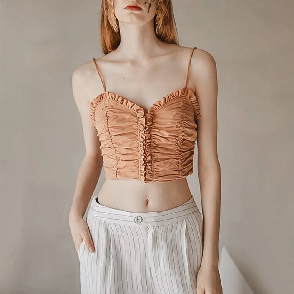 Zara Ruched Top - Picture 1 of 4